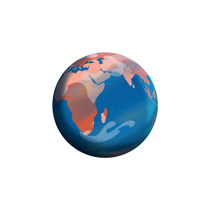 Earth ringed by ~57,000 satellites in orbit (projected 2030)